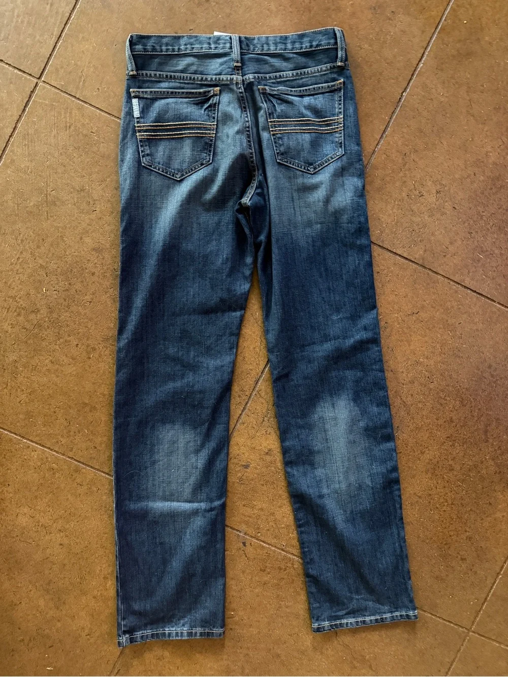 Cinch Men's Classic Straight Fit Dark Blue Jeans Silver Label 30x34